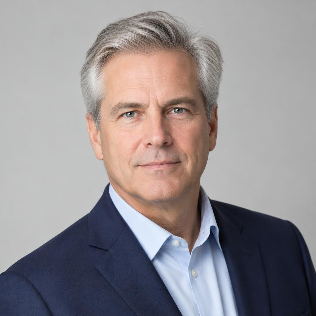 Portrait of a middle-aged man in a blazer